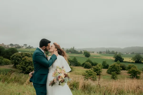 First look des mariés - photographe Pau