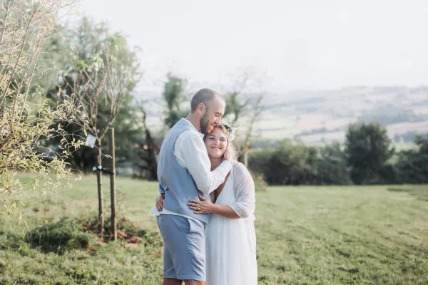 First look des mariés - photographe Pau