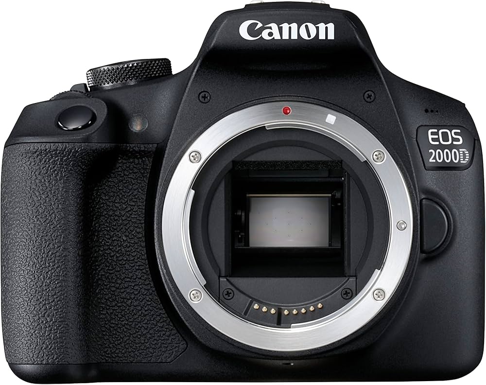 Boîtier Canon EOS 2000D sans objectif, appareil photo numérique reflex pour bien choisir son premier appareil