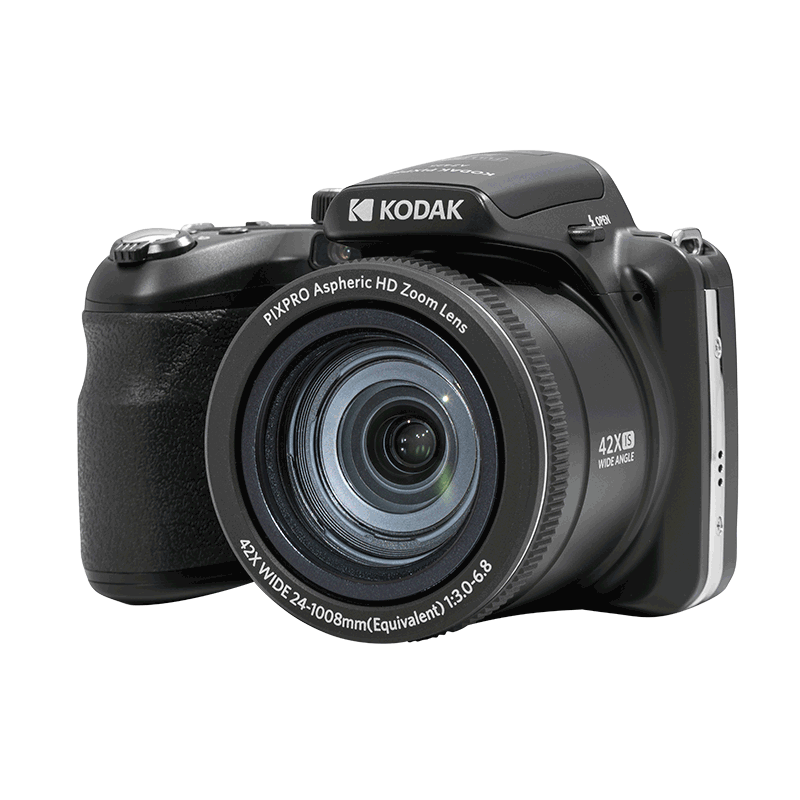 Appareil photo numérique bridge Kodak avec zoom optique, idéal pour comparer les boîtiers avant achat