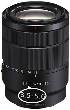Focale Variable F/3.5-5.6 avec Distance focale variable