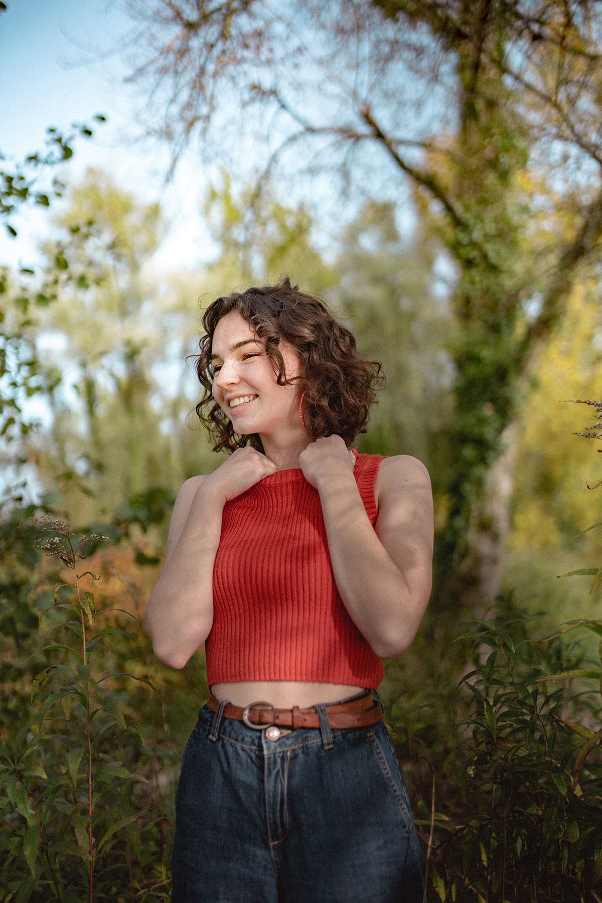 Séance photo portrait en lumière naturelle à Pau