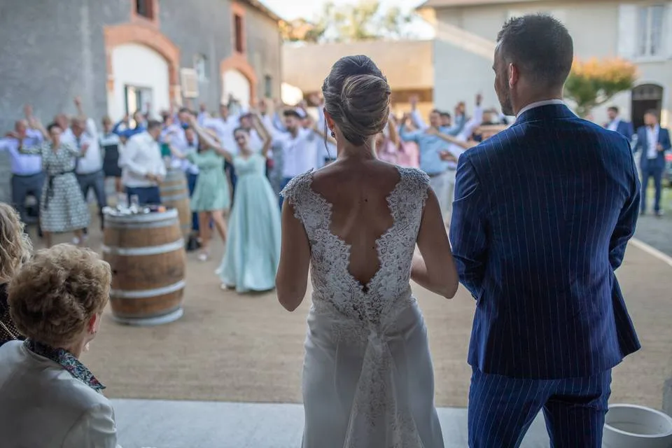 Vue sur cour - Domaine de Bourdale-Dufau Lieu de réception