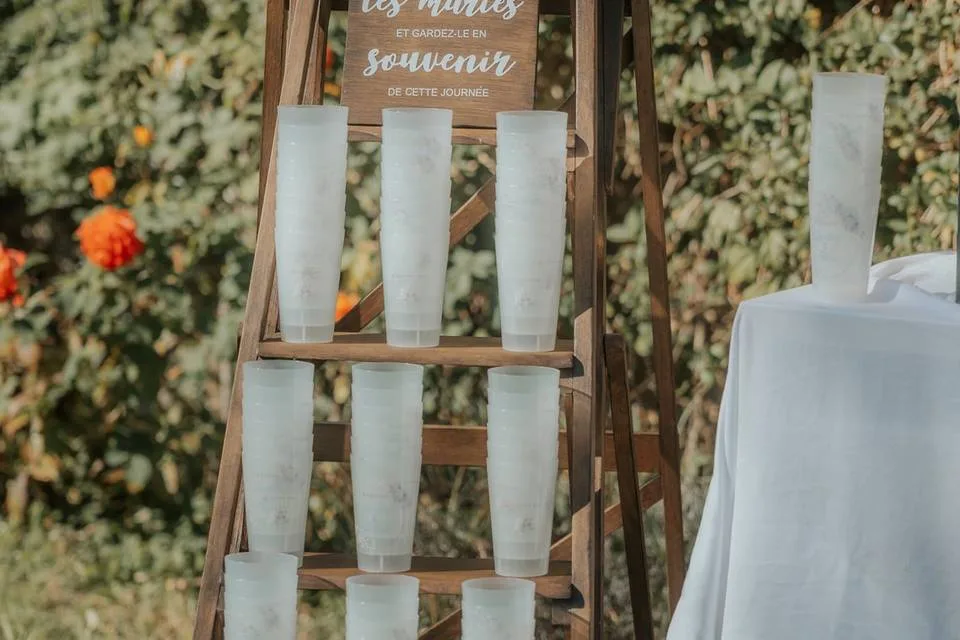 Gobelets - Château d’Arbus Lieu de réception