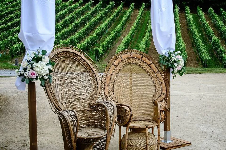 La Cour principale - Domaine du Cinquau Lieu de réception