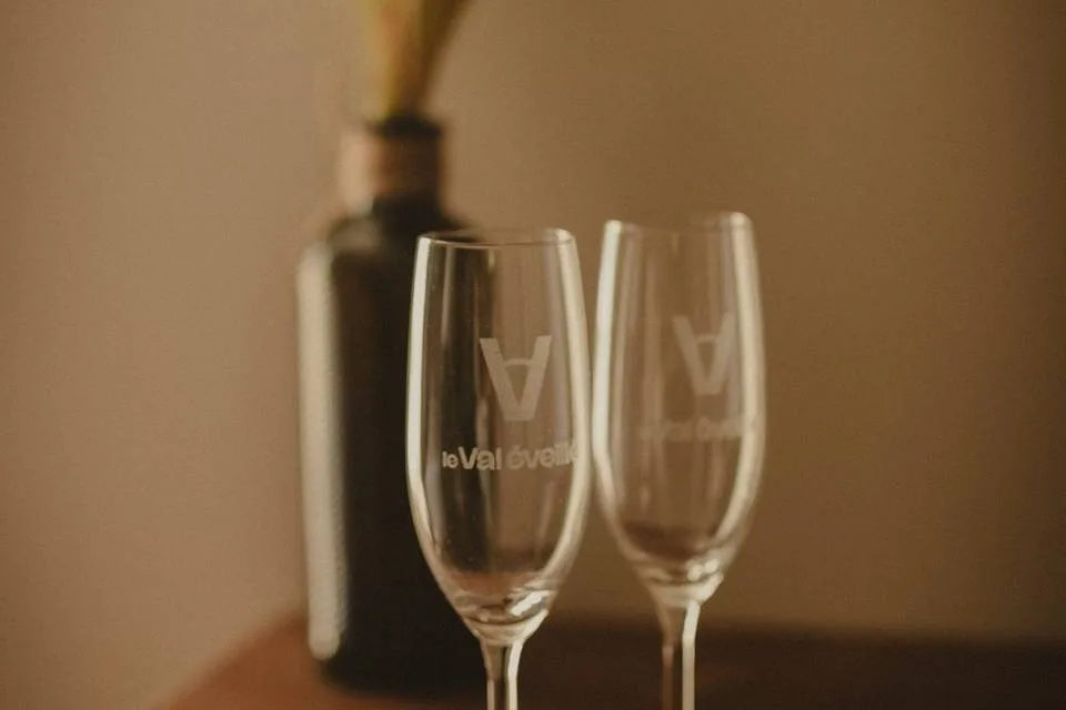 Coupe de champagne - Le Val Eveillé Lieu de réception